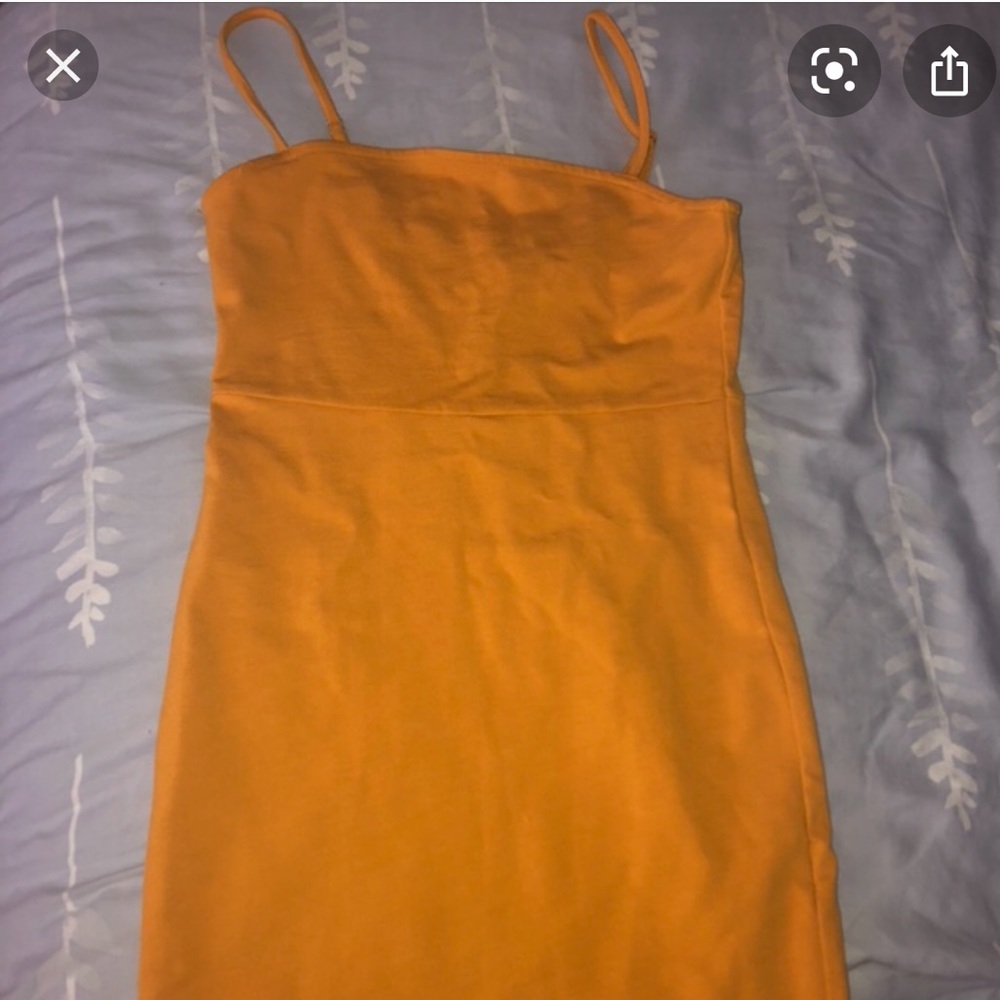 Forever 21 Mustard Yellow Bodycon Dress